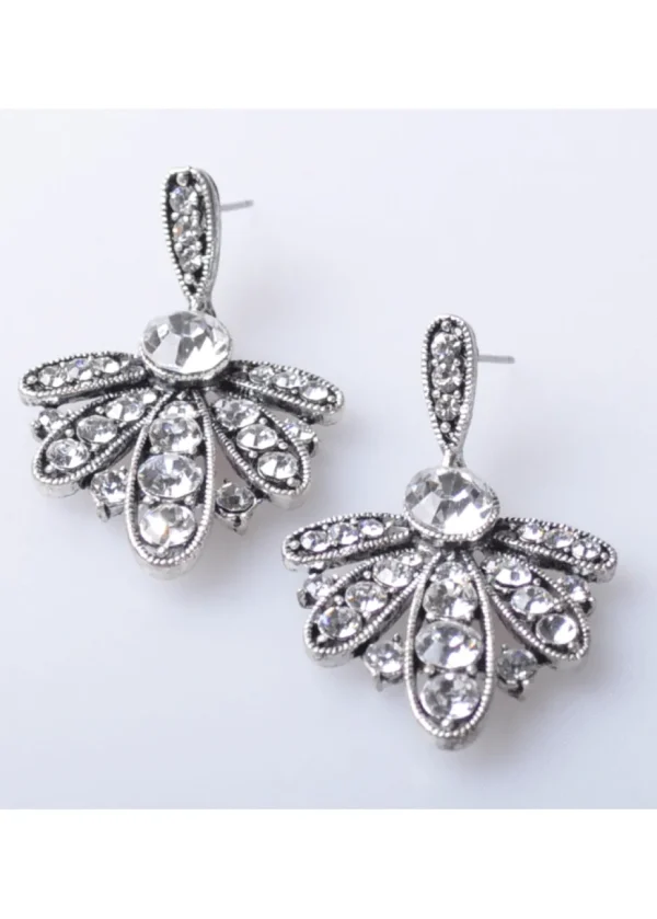 Succubus Sparkle Leaves Old Hollywood Glamour 20's Earrings