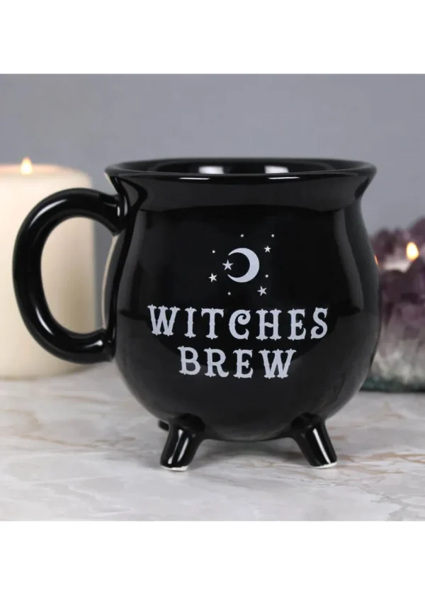 Succubus Witches Brew Cauldron Mug Black