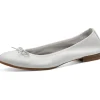 Tamaris Audrey Leather Ballerinas White
