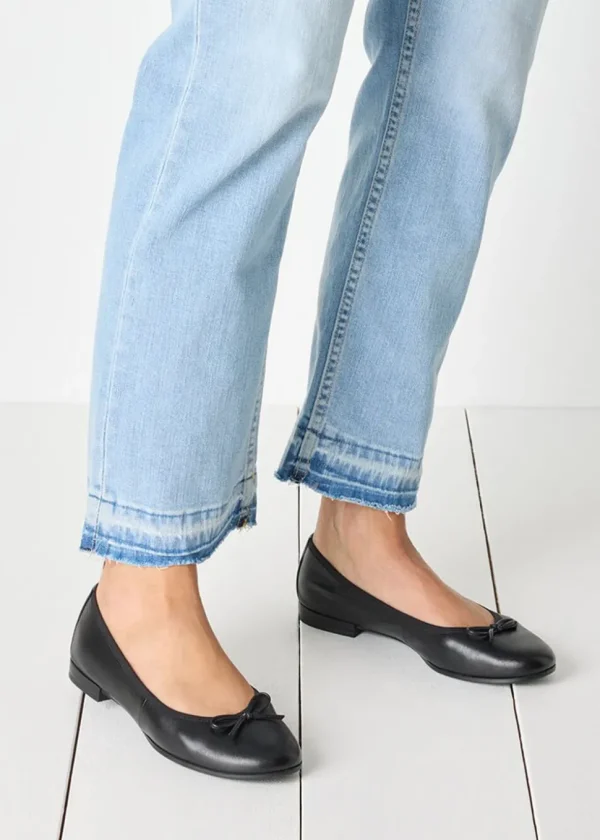 Tamaris Audrey Leren Ballerinas Black
