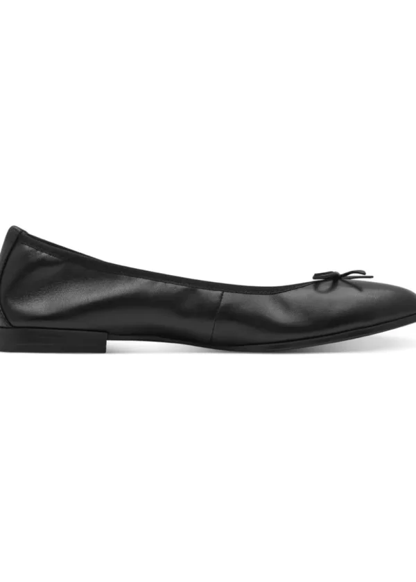 Tamaris Audrey Leren Ballerinas Black