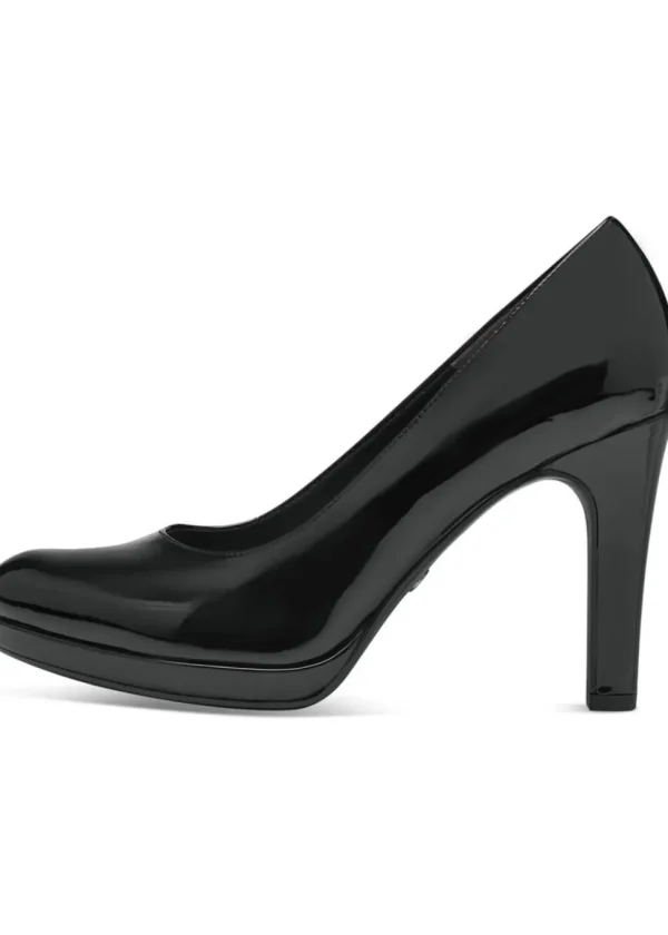 Tamaris Betty Patent 50's Pumps Black