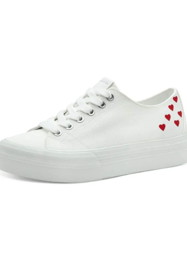 Tamaris Billie Hearts Vegan Sneakers White