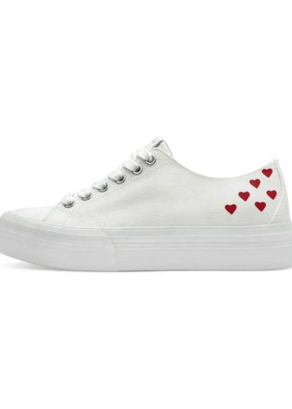 Tamaris Billie Hearts Vegan Sneakers White