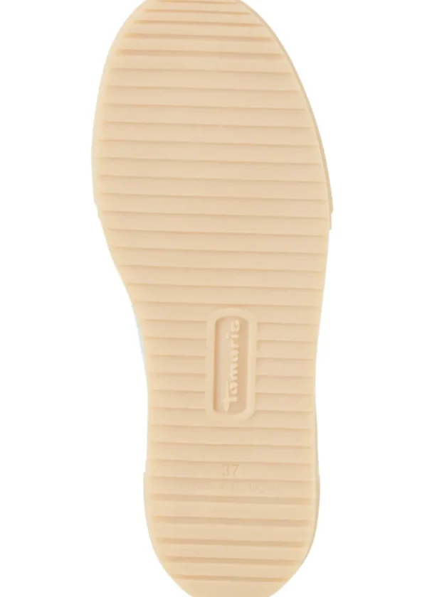 Tamaris Brenna Leren 70's Sneakers Light Blue