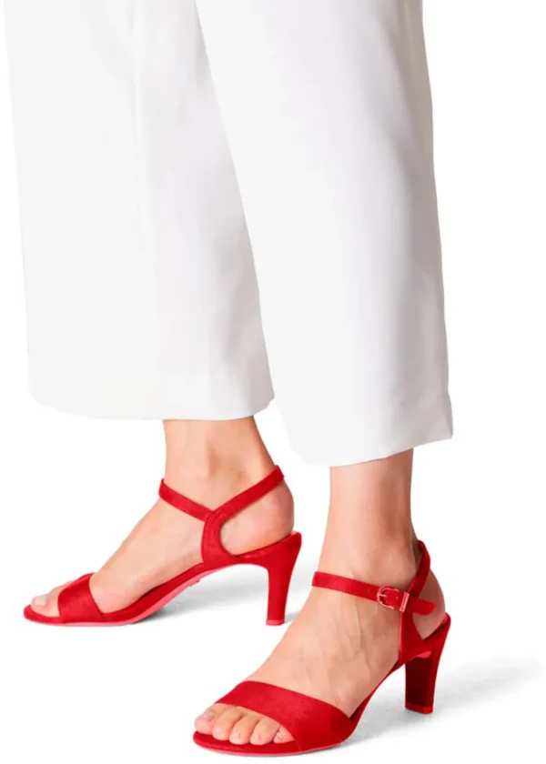 Tamaris Camila 50's Sandals Pumps Red