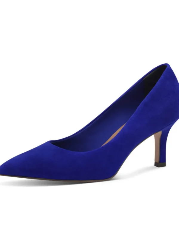 Tamaris Carrie Leather Pumps Royal Blue
