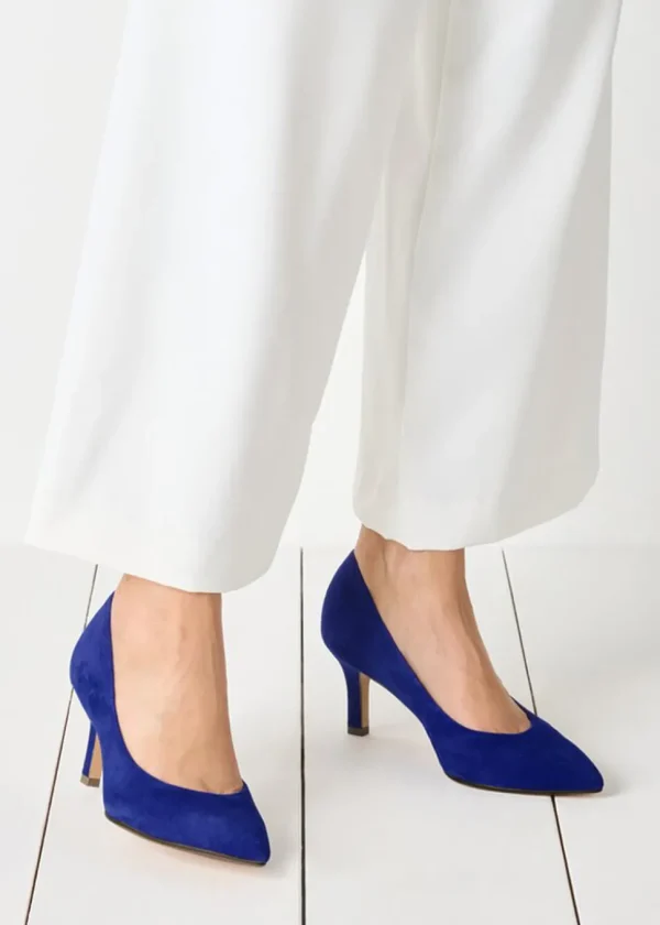 Tamaris Carrie Leather Pumps Royal Blue