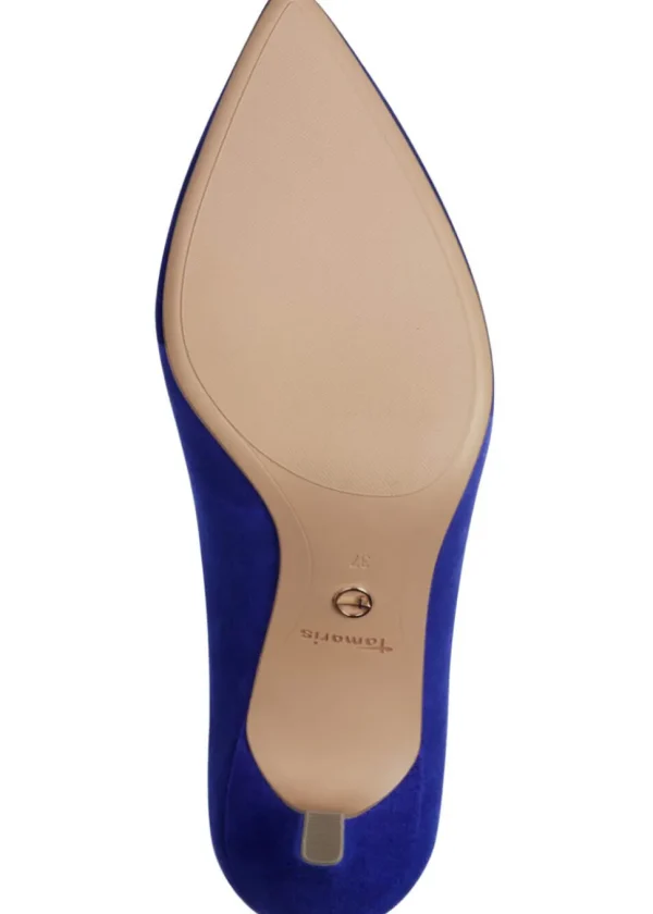 Tamaris Carrie Leather Pumps Royal Blue