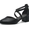 Tamaris Comfort Annabelle Nappa Leather Pumps Black