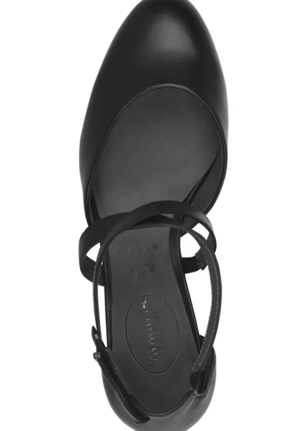 Tamaris Comfort Annabelle Nappa Leather Pumps Black