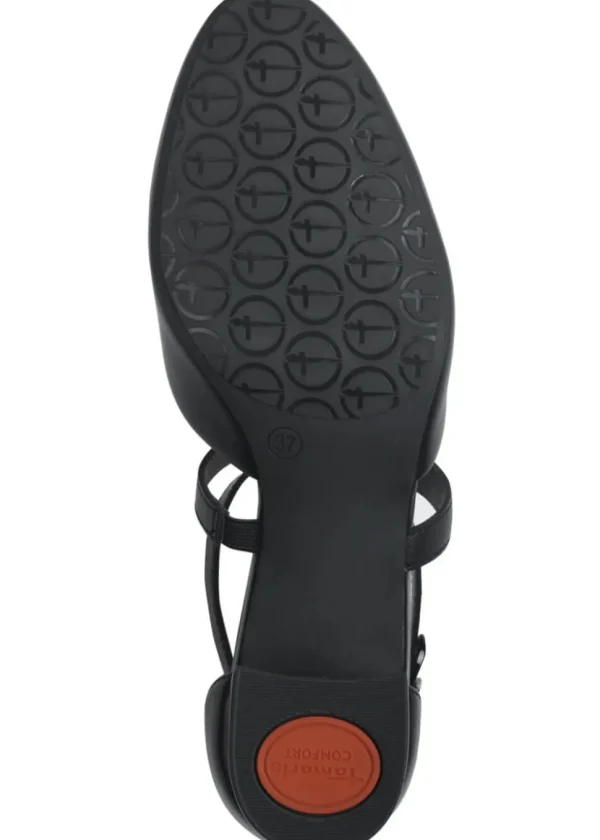 Tamaris Comfort Annabelle Nappa Leather Pumps Black
