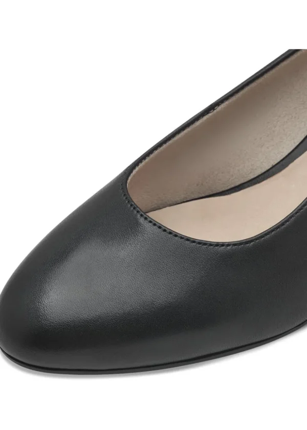 Tamaris Comfort Zara Leather Slingback Pumps Black