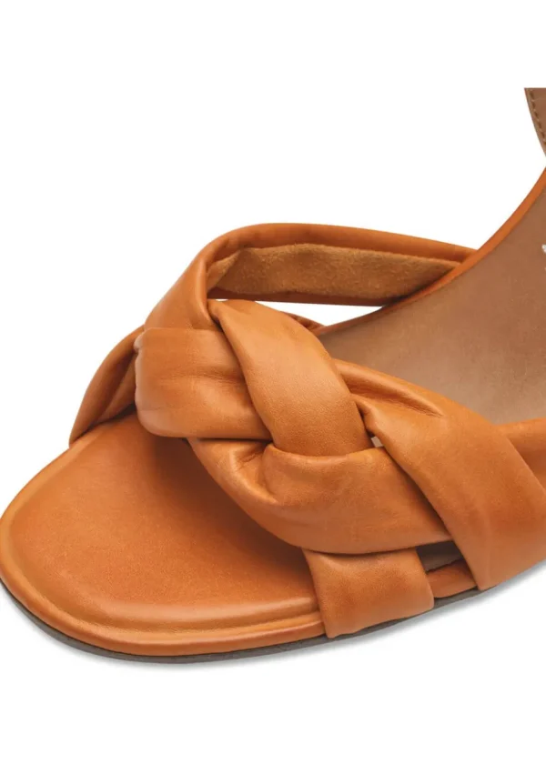 Tamaris Donna Leather 70's Sandals Pumps Orange