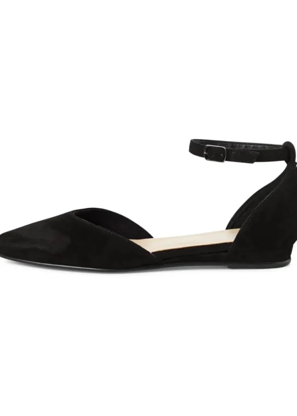 Tamaris Dorine Leather 40's Sandals Black