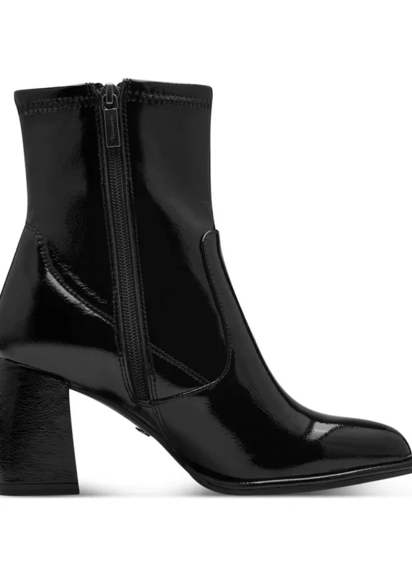 Tamaris Fiona Patent Boots Black