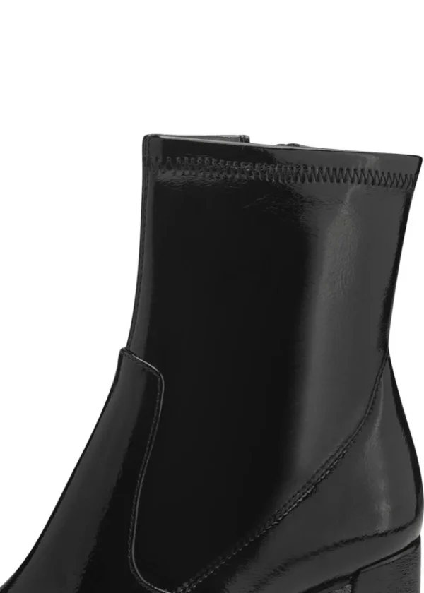 Tamaris Fiona Patent Boots Black