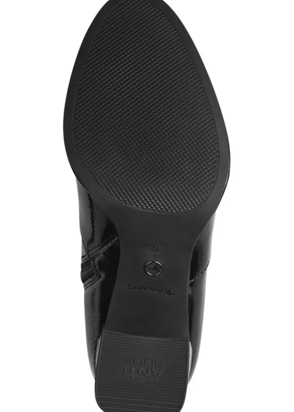 Tamaris Fiona Patent Boots Black