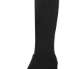 Tamaris Holly Vegan Faux-Suede Boots Black