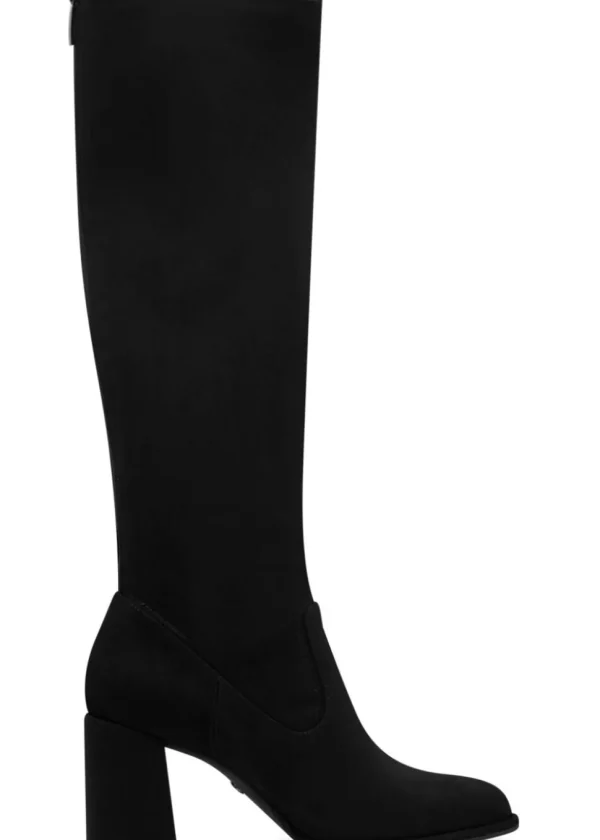Tamaris Holly Vegan Faux-Suede Boots Black