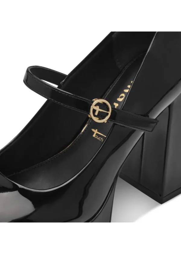 Tamaris Joy Patent Vegan 50's Pumps Black