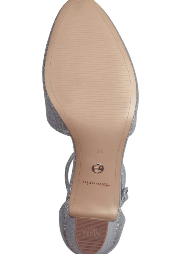 Tamaris Judy Glam Vegan 50's Pumps Zilver