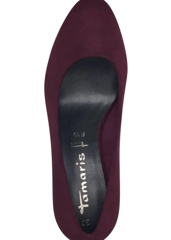 Tamaris Lucy 50's Pumps Merlot Wine