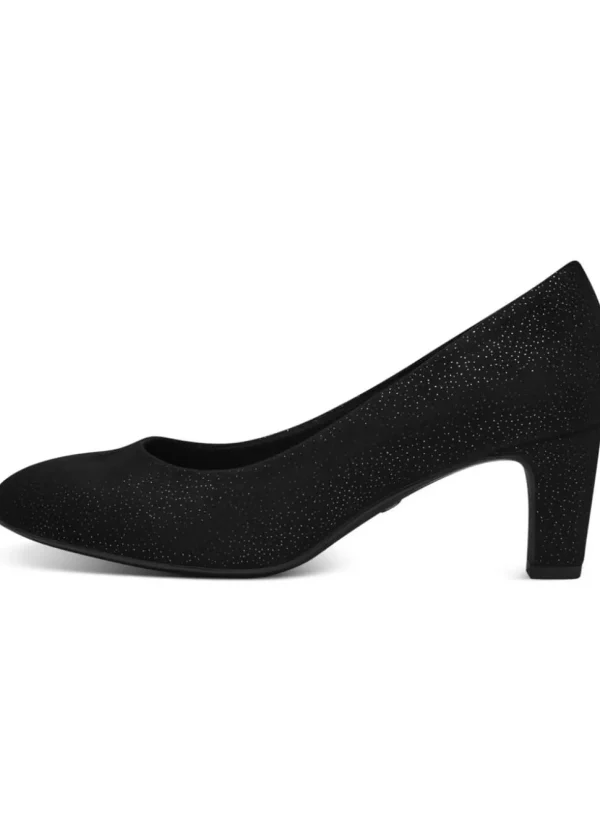 Tamaris Lucy Structure Sprakle 50's Pumps Black