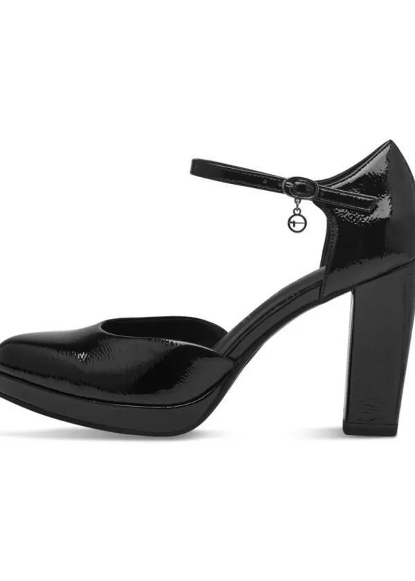 Tamaris Maila Patent Vegan 50's Pumps Black