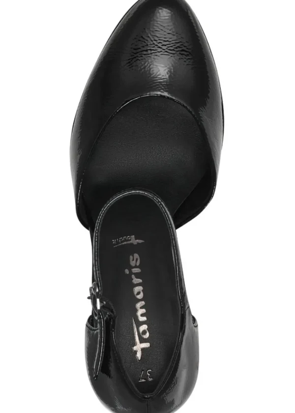 Tamaris Maila Patent Vegan 50's Pumps Black