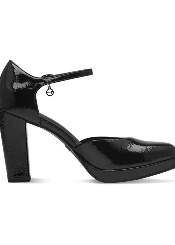 Tamaris Maila Patent Vegan 50's Pumps Black