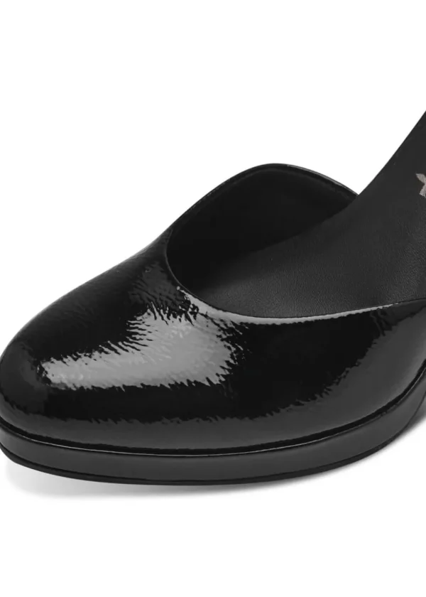 Tamaris Maila Patent Vegan 50's Pumps Black