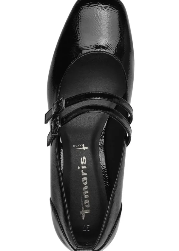 Tamaris Mary Patent Vegan 50's Pumps Black Uni