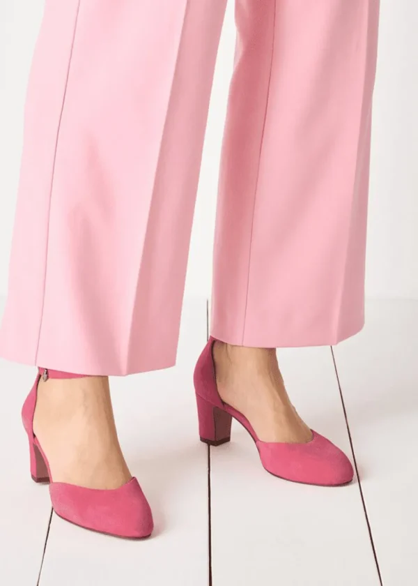 Tamaris May Candy Leather 50's Pumps Pink