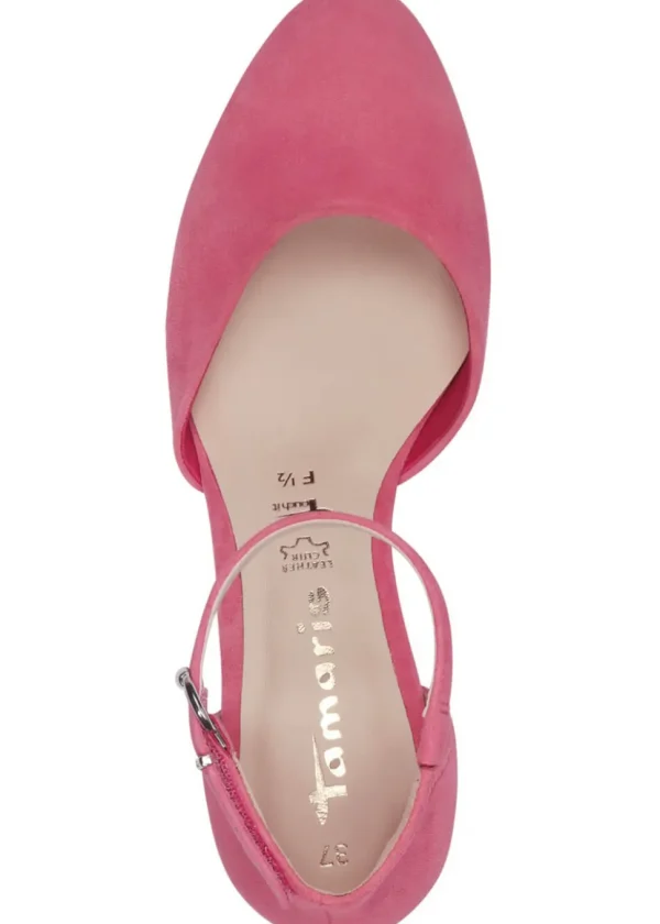 Tamaris May Candy Leather 50's Pumps Pink