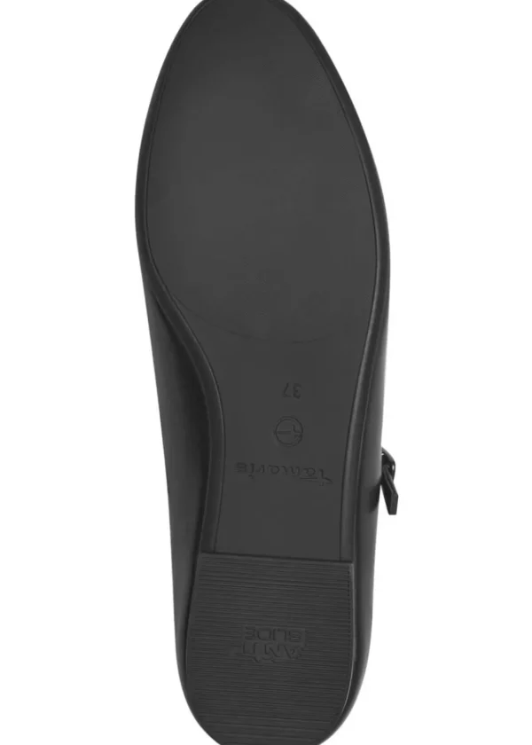 Tamaris Nadia Vegan Ballerina's Black