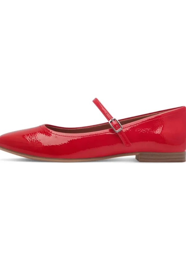 Tamaris Nadia Vegan Ballerina's Red