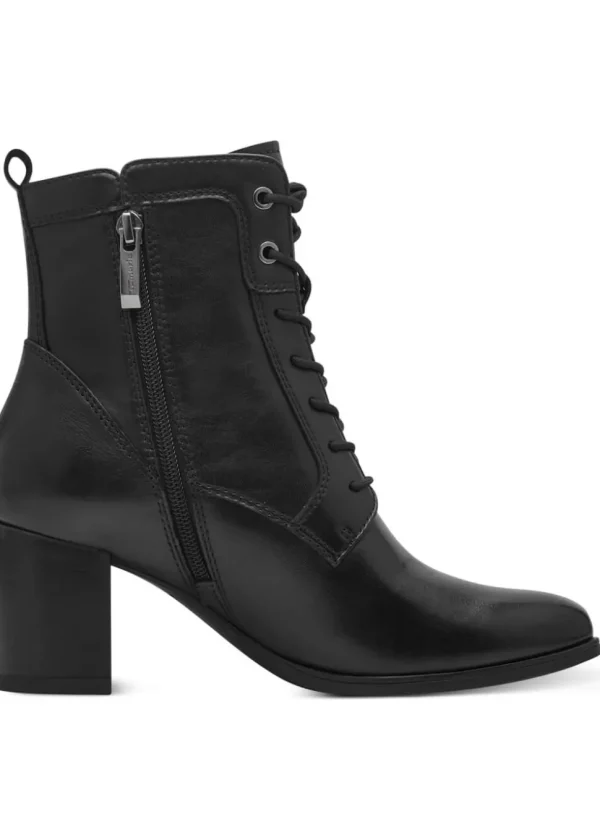 Tamaris Ruth 60's Leather Boots Black
