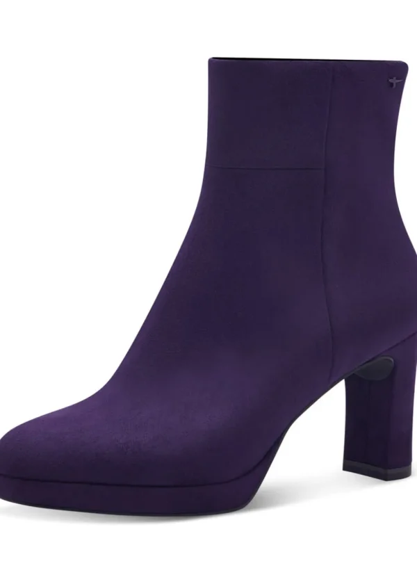 Tamaris Stella Vegan Booties Purple
