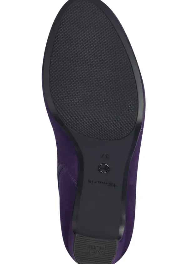 Tamaris Stella Vegan Booties Purple