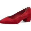 Tamaris Sylvie Leather 50's Pumps Red