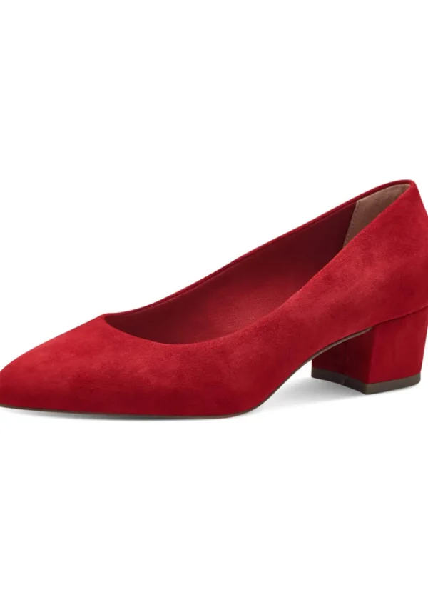 Tamaris Sylvie Leather 50's Pumps Red