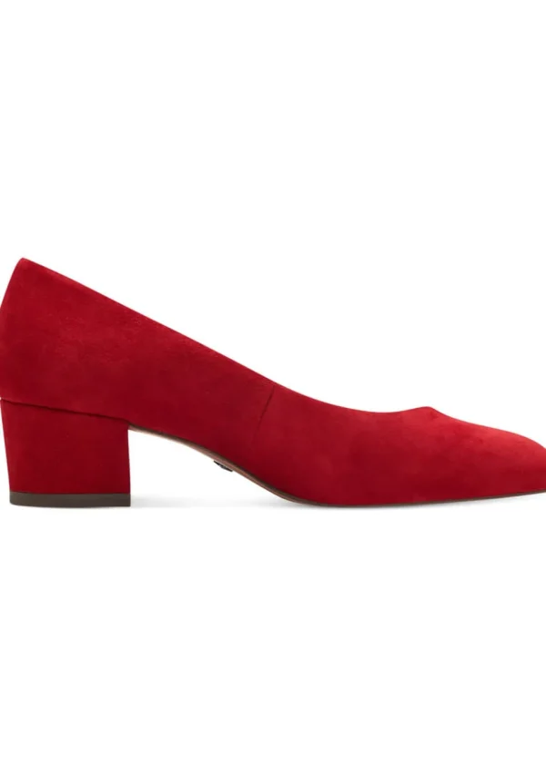 Tamaris Sylvie Leather 50's Pumps Red