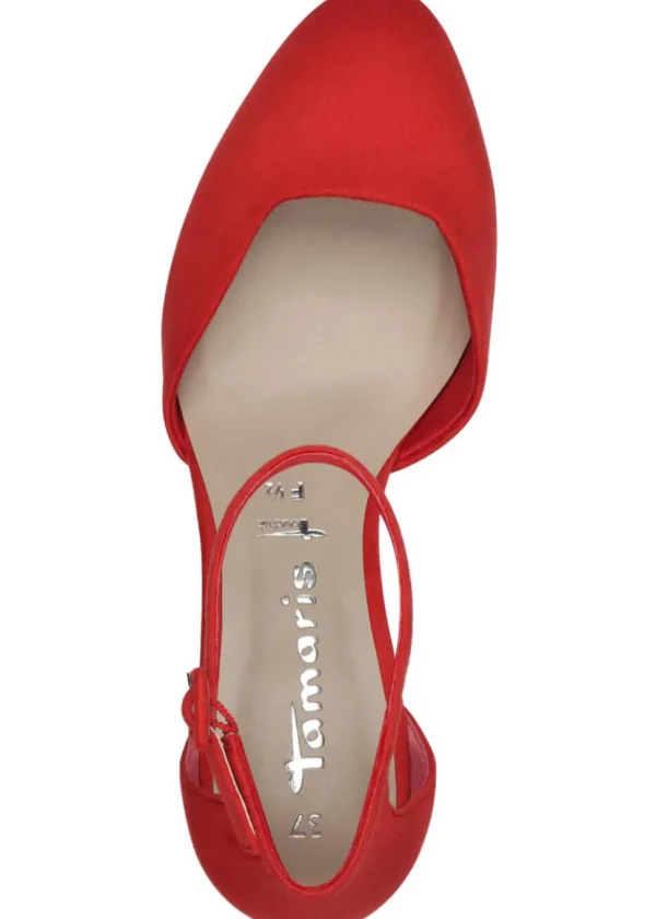 Tamaris Vera Vegan 50's Pumps Red