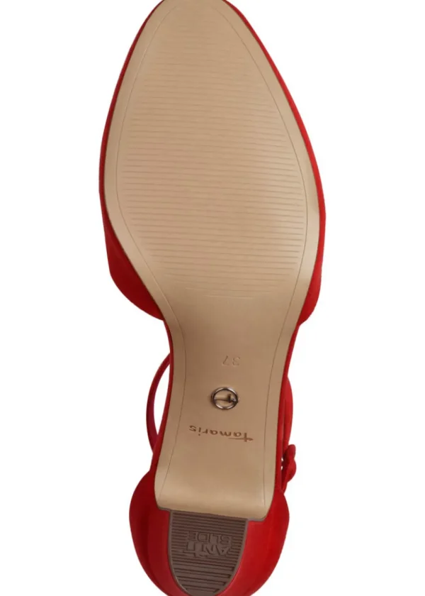 Tamaris Vera Vegan 50's Pumps Red