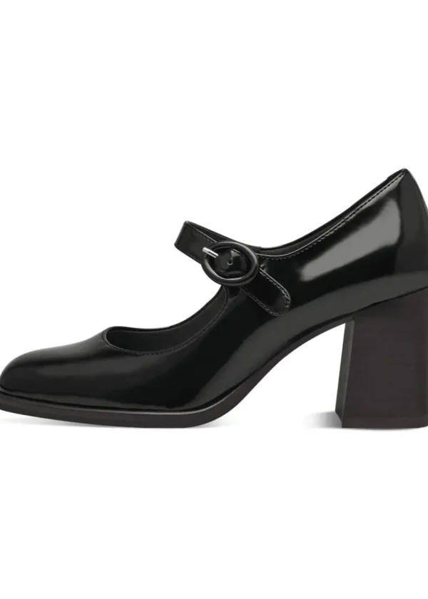 Tamaris Wanda Vegan Brush 60's Pumps Black