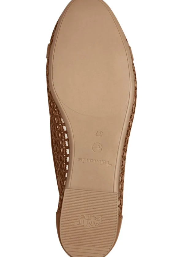 Tamaris Winona Ballerina's Cognac Brown
