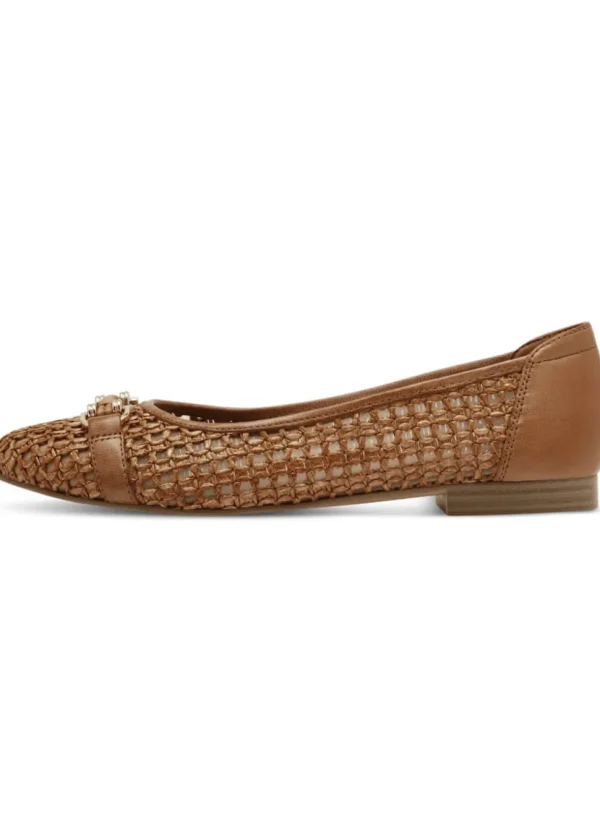Tamaris Winona Ballerina's Cognac Brown