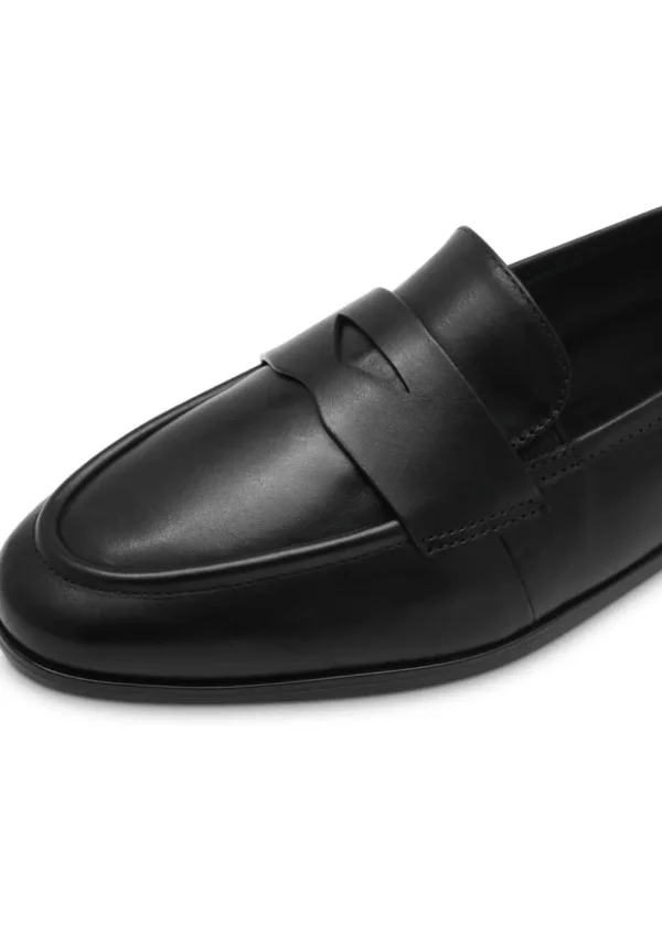 Tamaris Yvette Leather Loafers Black