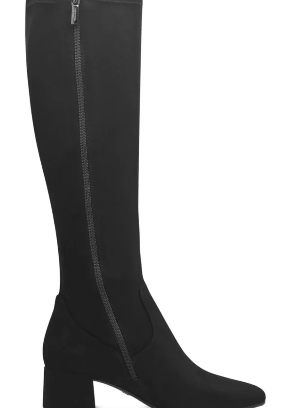 Tamaris Zola Faux Suede Boots Black